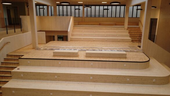 Bilde av hjerte tatt av dronekamera.